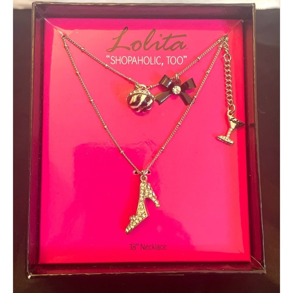 Lolita Gold Necklace with Delicate Charm